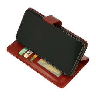 Samsung M11 - Book Case - Bruin