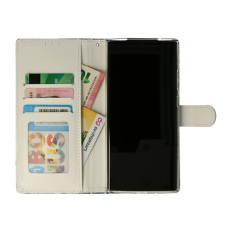 Samsung A03 met Tropische Bloemen Print  - Book Case