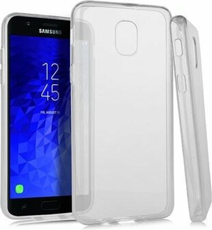 Samsung J7 2018 - Siliconen Back Cover - Transparant