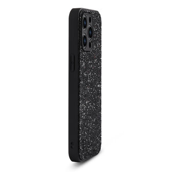 iPhone 12 Pro - Diamant Glitter - Zwart