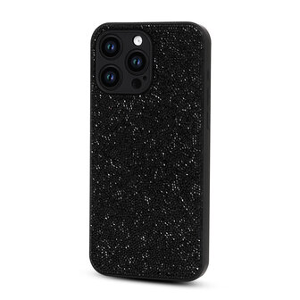 iPhone 12 Pro - Diamant Glitter - Zwart