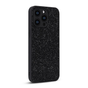 iPhone 12 Pro - Diamant Glitter - Zwart