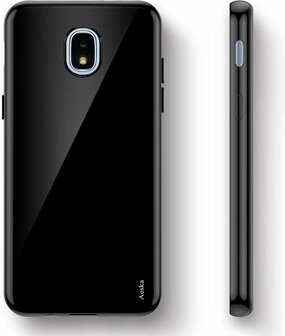 Samsung J7 2017 - Siliconen Back Cover - Zwart