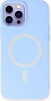 iPhone 14 Pro Max - Magnetische Back Cover - Blauw