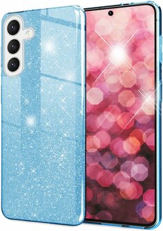 Samsung A26 - Blauw - Glitter Back Cover