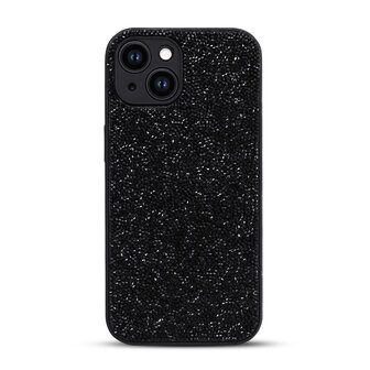 iPhone 12 - Diamant Glitter - Zwart