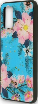 Samsung A72 - Back Cover - Bloemen