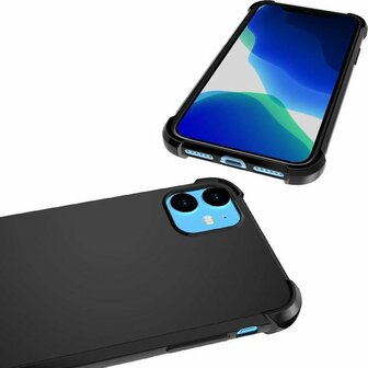 iPhone 11 - Anti Shock &amp;amp; Glas - Zwart