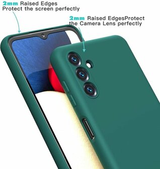 Samsung A04S &amp;amp; M13 - Siliconen Back Cover - Groen