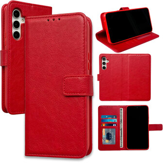 Samsung A34 5G - Book Case - Rood