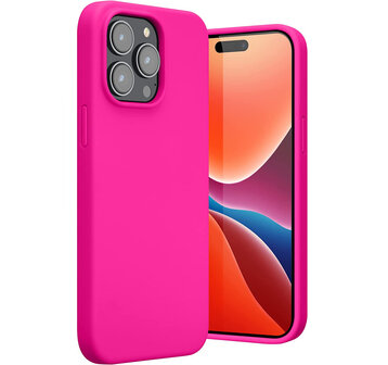 iPhone 15 Pro - Liquid Back Cover - Neon Roze