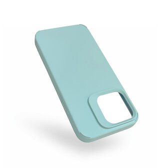 iPhone 14 Pro Max - Liquid Cam Back Cover - Licht Blauw