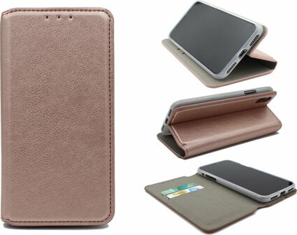 Samsung A6 2018 - HQ Slim Book Case - Ros&eacute;goud