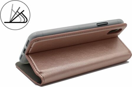 Samsung A6 2018 - HQ Slim Book Case - Ros&eacute;goud