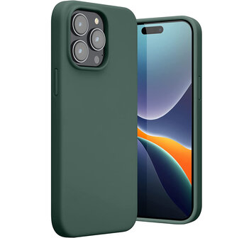 iPhone 14 Pro Max - Liquid Back Cover - Groen