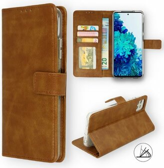 Motorola Edge 20 Pro - Book Case - Bruin