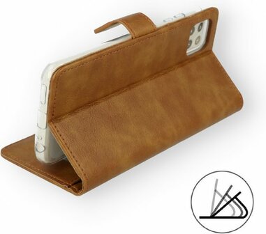 Motorola Edge 20 Pro - Book Case - Bruin