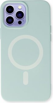 iPhone 14 Pro Max - Magnetische Back Cover - Turquoise