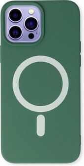 iPhone 14 Pro Max - Magnetische Back Cover - Groen