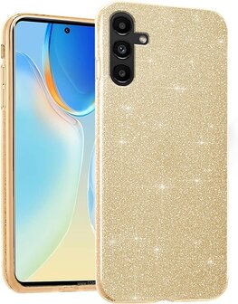 Samsung A05S - Glitter Back Cover - Goud