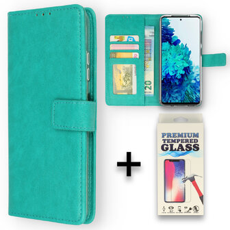 A14 - Book Case &amp;amp; Glas - Turquoise