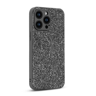 iPhone 15 Pro - Diamant Glitter - Zilver