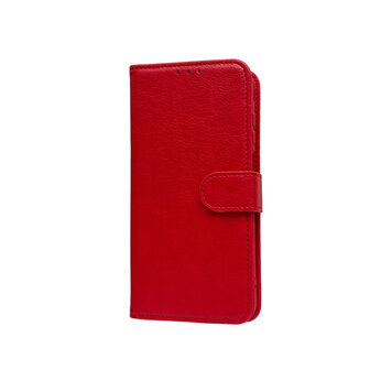 Oppo A40 / A40m / A60 5G - Book Case &amp;amp; Glas - Rood