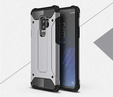 Samsung S9 Plus - Armor Back Cover - Grijs