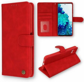 Samsung S21 FE Crimson Red - Book Case