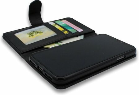 iPhone XR - Rits Book Case - Zwart