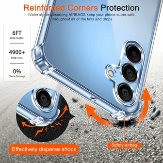 A35 - Anti Shock &amp;amp; 2X Glas - Transparant