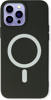 iPhone 14 Pro Max - Magnetische Back Cover - Zwart