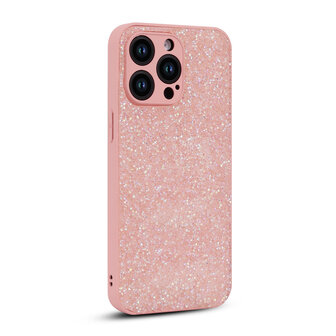 iPhone 12 Pro - Diamant Glitter - Roze