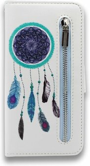 Samsung A20E - Book Case met Rits - Dreamcatcher