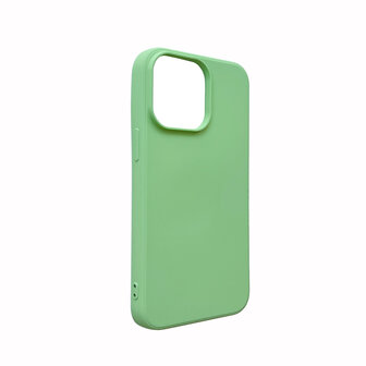 iPhone 15 Pro - Liquid Back Cover - Licht Groen