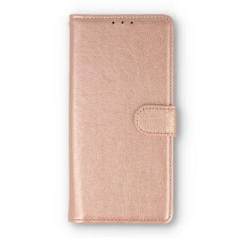 Oppo A79 - Book Case &amp;amp; Glas - Rosegoud