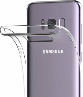 Samsung S8 Plus - Siliconen Back Cover - Transparant