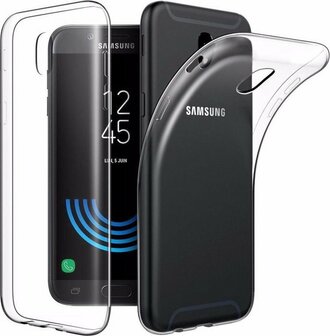 Samsung J3 2017 - Siliconen Back Cover - Transparant