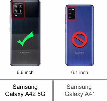 A42 - Anti Shock &amp;amp; 2X Glas - Transparant