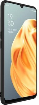 Oppo A91 &amp;amp; Reno 3 - Back Cover &amp;amp; Glas - Zwart