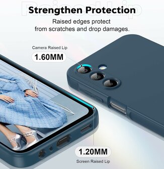 Samsung A16 - Liquid Back Cover - Blauw