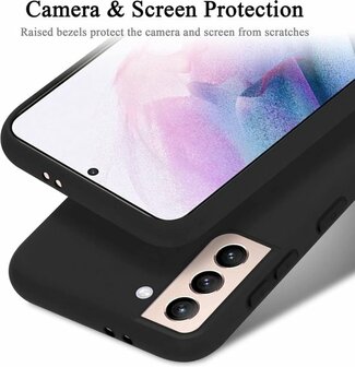 S23 Plus - Back Cover &amp;amp; 2x Glas - Zwart