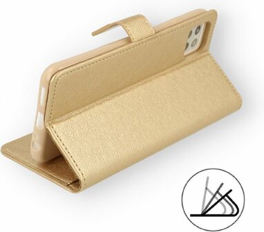 iPhone 13 Mini - Book Case - Goud