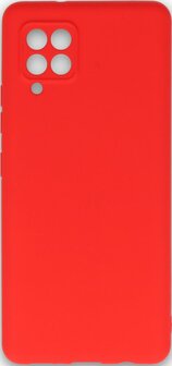 Samsung A22 5G - Siliconen Back Cover - Rood