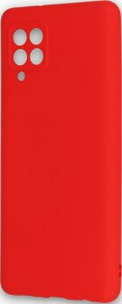 Samsung A22 5G - Siliconen Back Cover - Rood