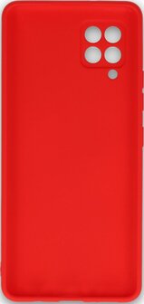 Samsung A22 5G - Siliconen Back Cover - Rood