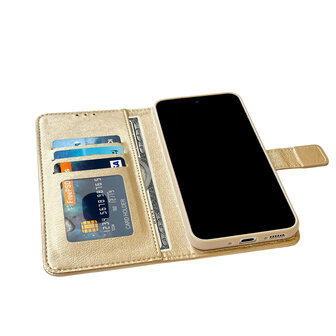 Samsung A03 - Book Case - Goud