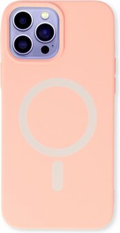 iPhone 14 Pro Max - Magnetische Back Cover - Roze