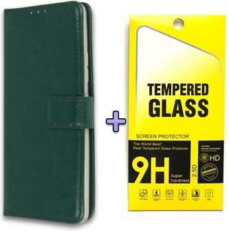 A32 5G - Book Case &amp;amp; Glas - Groen