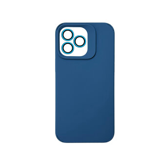 iPhone 15 Pro Max - Liquid Cam Back Cover - Blauw